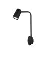 SAL NEGRO * APLIQUE LED GU10 NEGRO